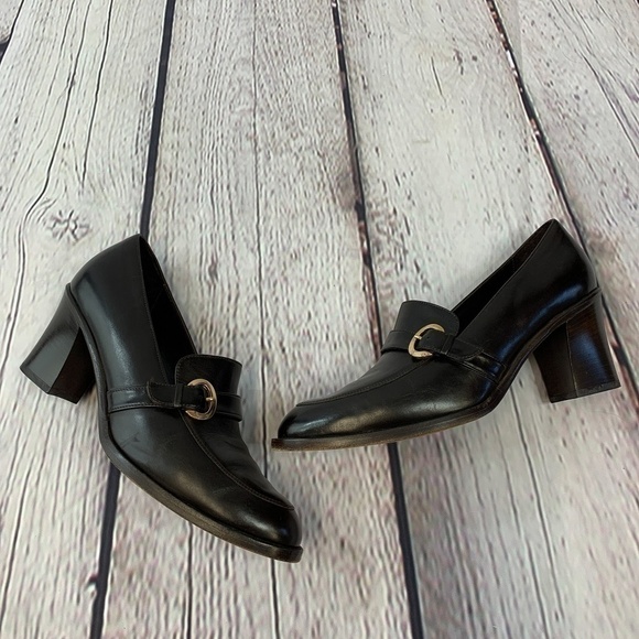 🎉Cole Haan Brown Loafers w/ Chunky Heel - Picture 2 of 8